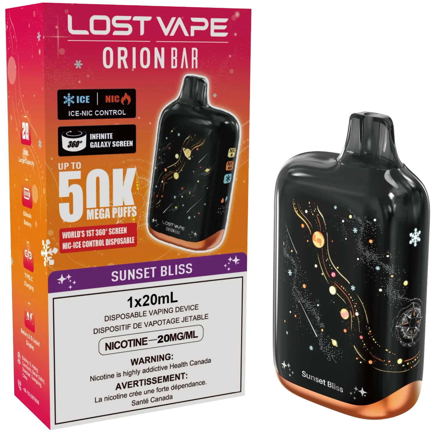 Lost Vape 50k Sunset Bliss