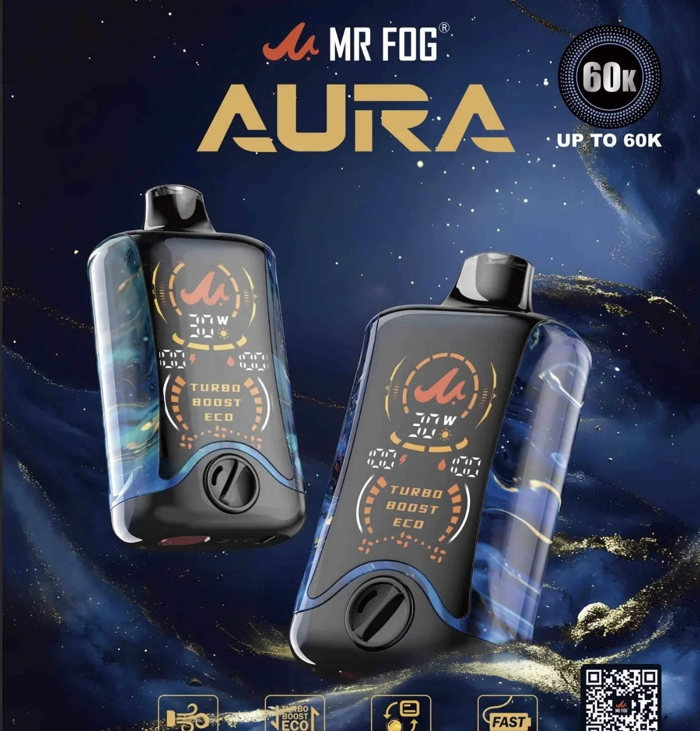 Mr Fog Aura 60k Blueberry Dream