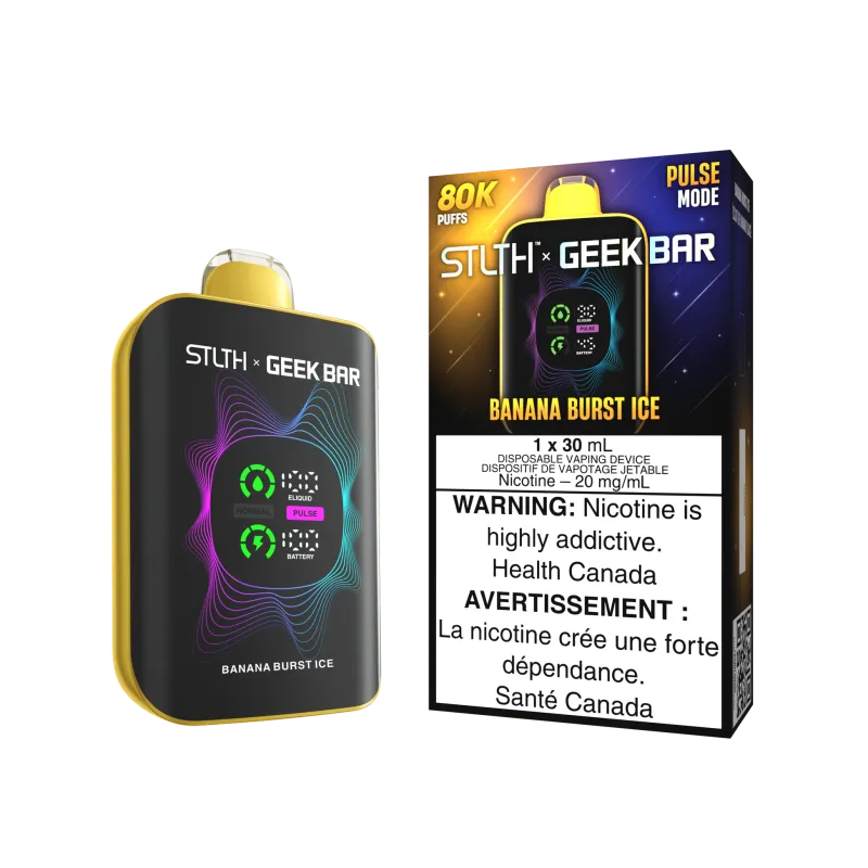 Stlth X Geek Bar 80k Banana Brust Ice