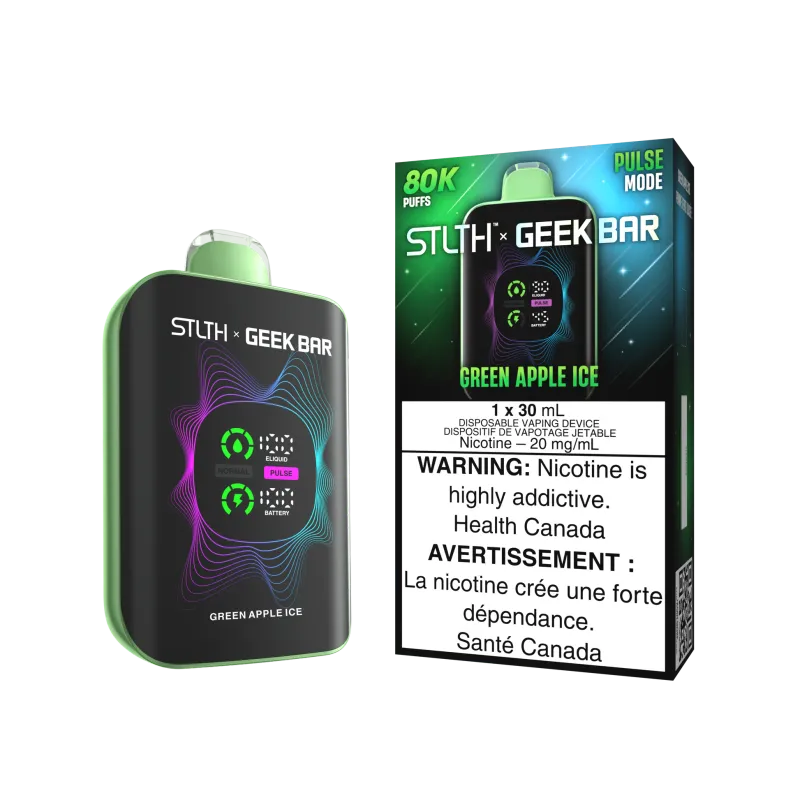 Stlth X Geek Bar 80k Green Apple Ice