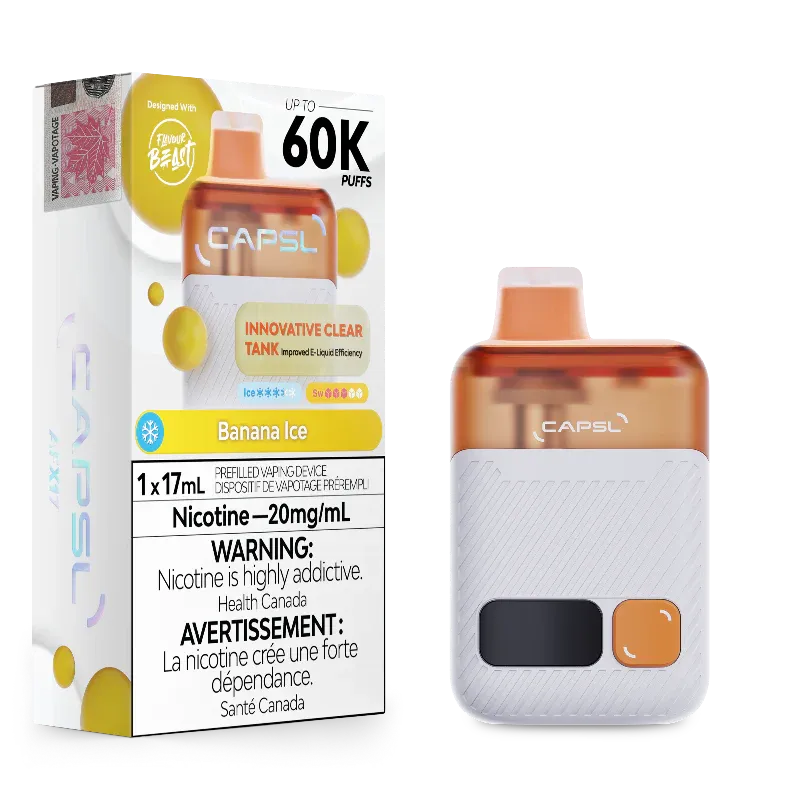 CAPSL 60k Designed with Flavour Beast Banana Ice