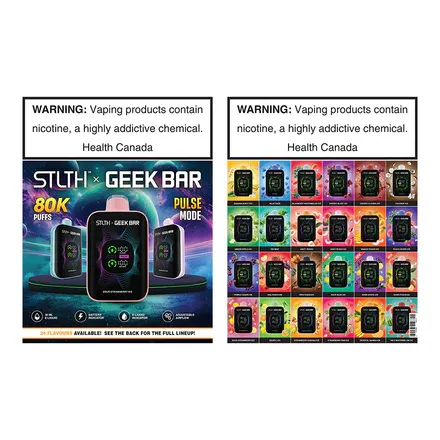 STLTH X GEEK BAR 80K DISPOSABLE