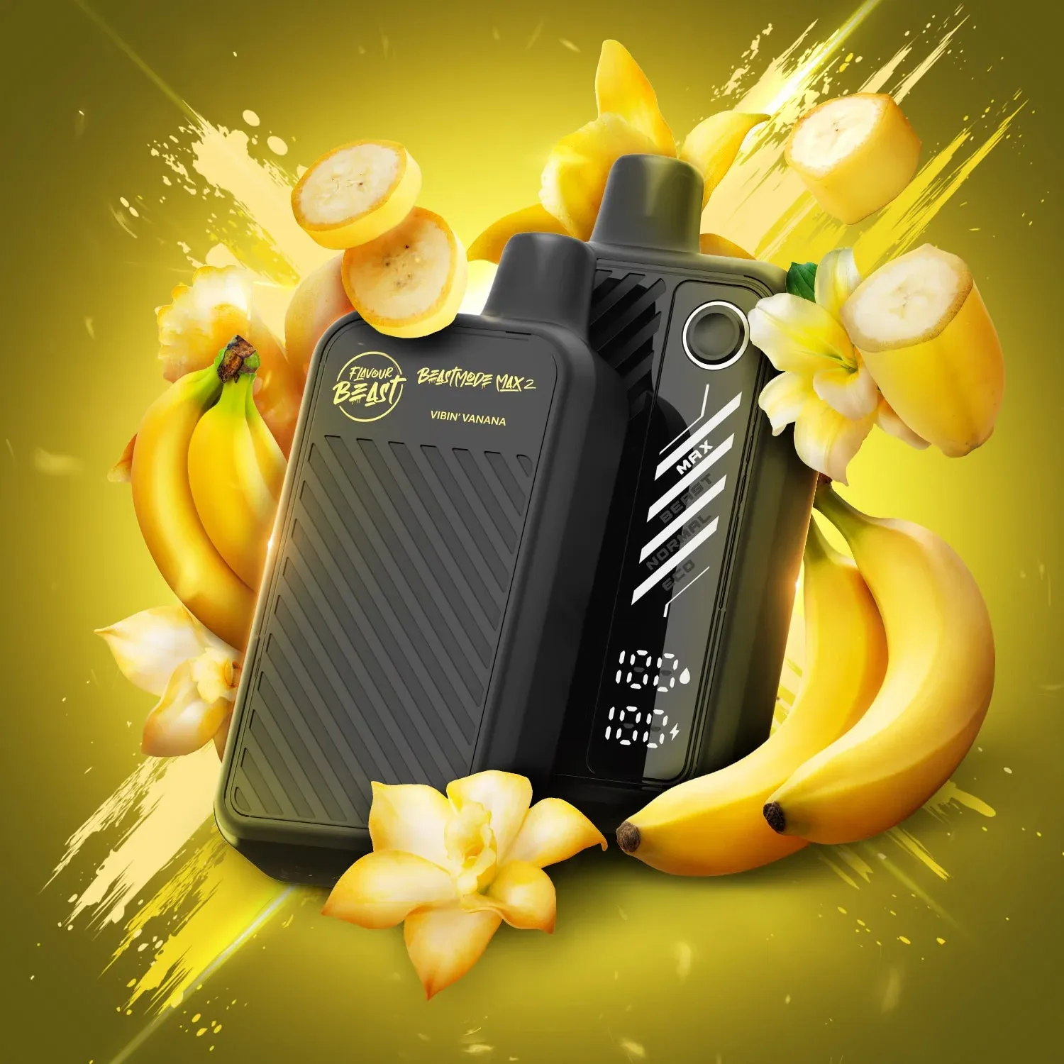 Flavour Beast Mode Max 2 Vibin' Vanana 50k (BC/SK/NL/NS)