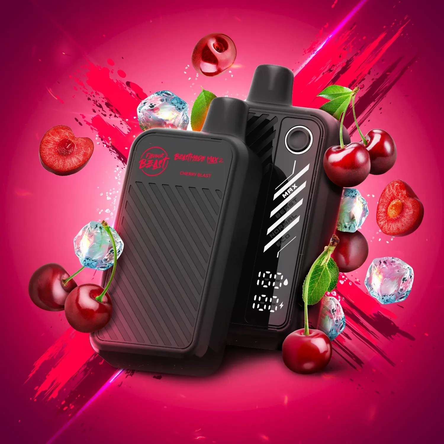 Flavour Beast Mode Max 2 Cherry Blast ICED 50k (BC/SK/NL/NS)