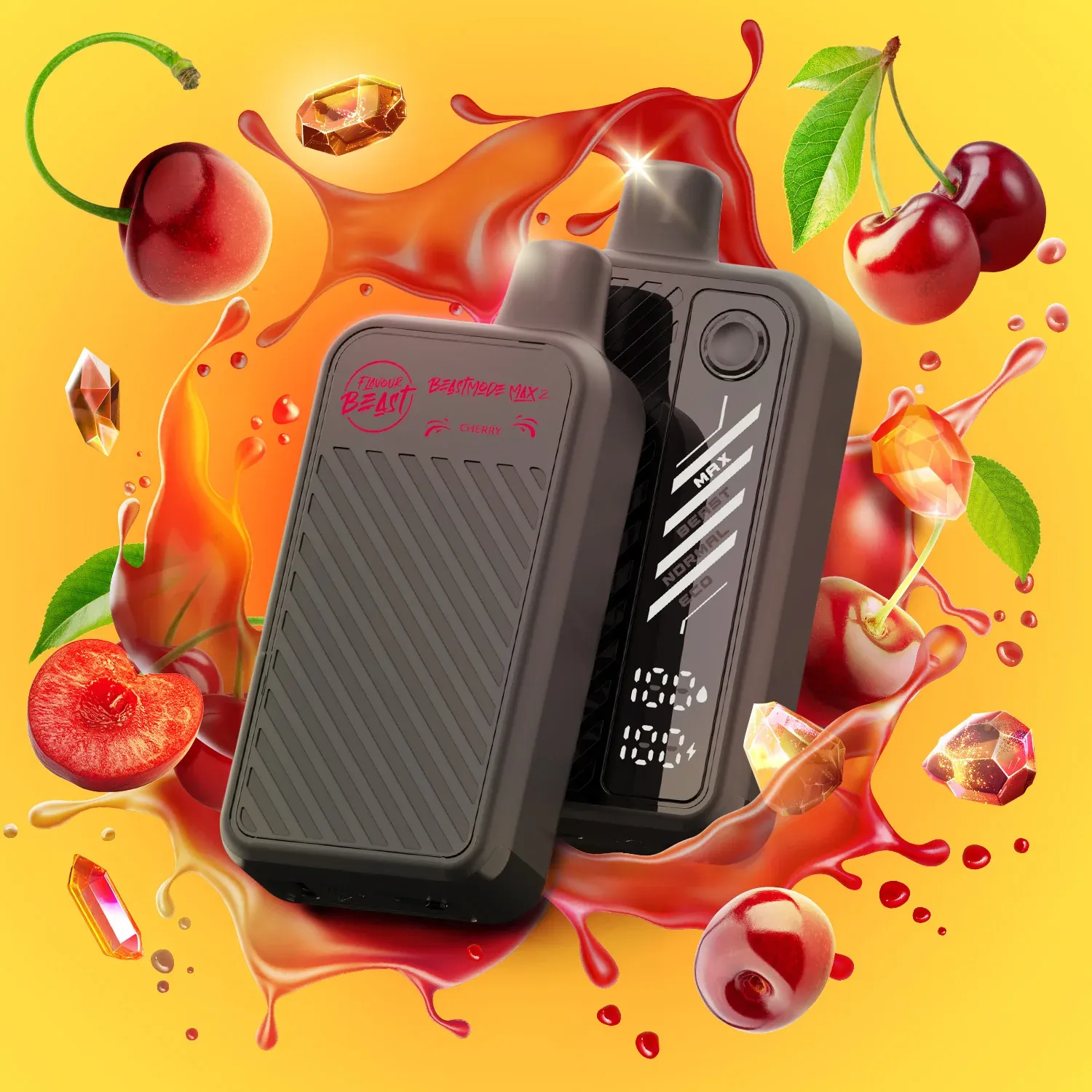 Flavour Beast Mode Max 2 Gushin Cherry 50k (BC/SK/NL/NS)