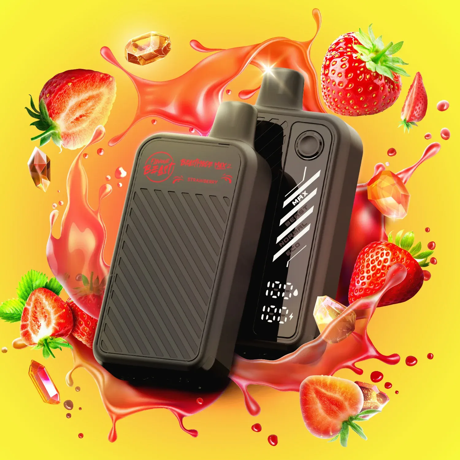Flavour Beast Mode Max 2 Gushin Strawberry 50k (BC/SK/NL/NS)