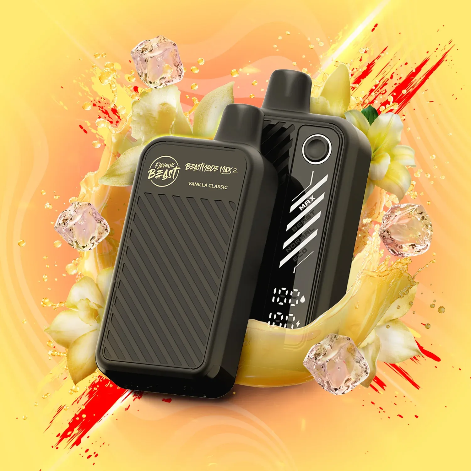Flavour Beast Mode Max 2 Vanilla Classic ICED 50k (BC/SK/NL/NS)