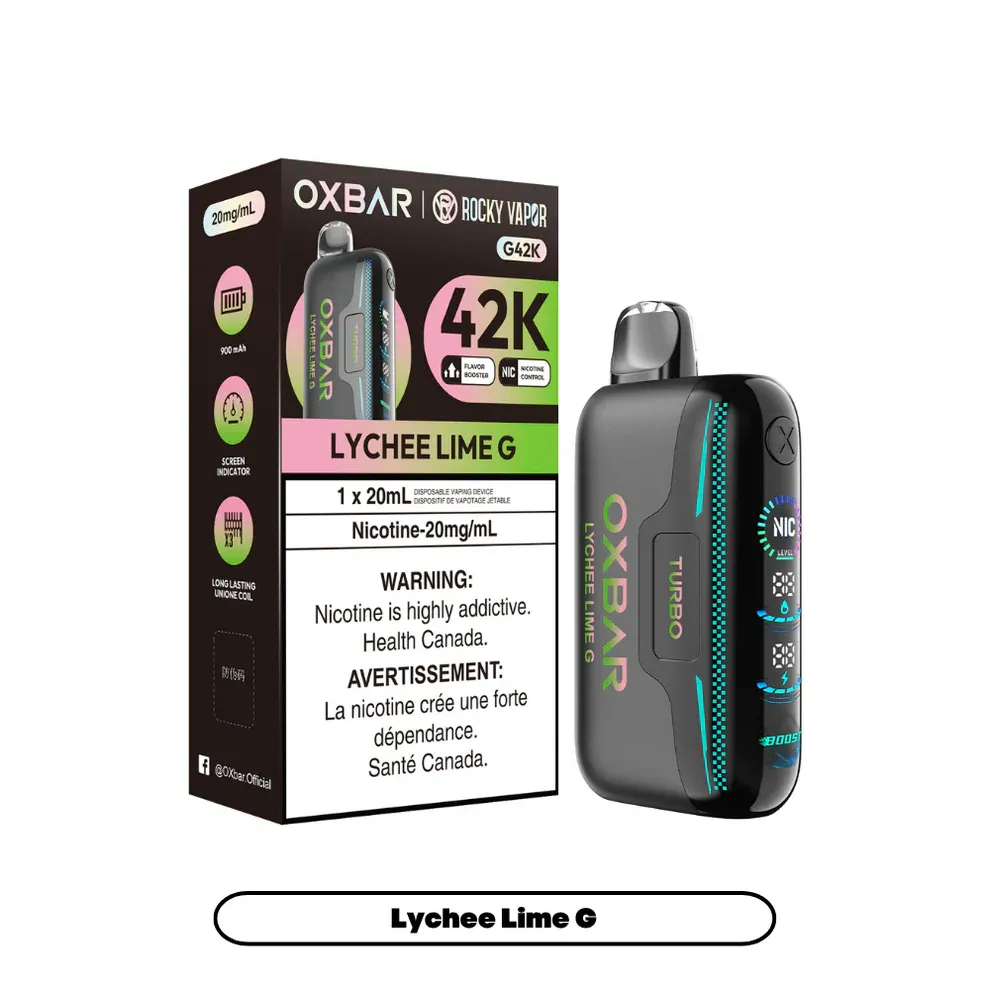 Rocky Vapor Oxbar G42K - Lychee Lime G (BC/SK/NL/NS)