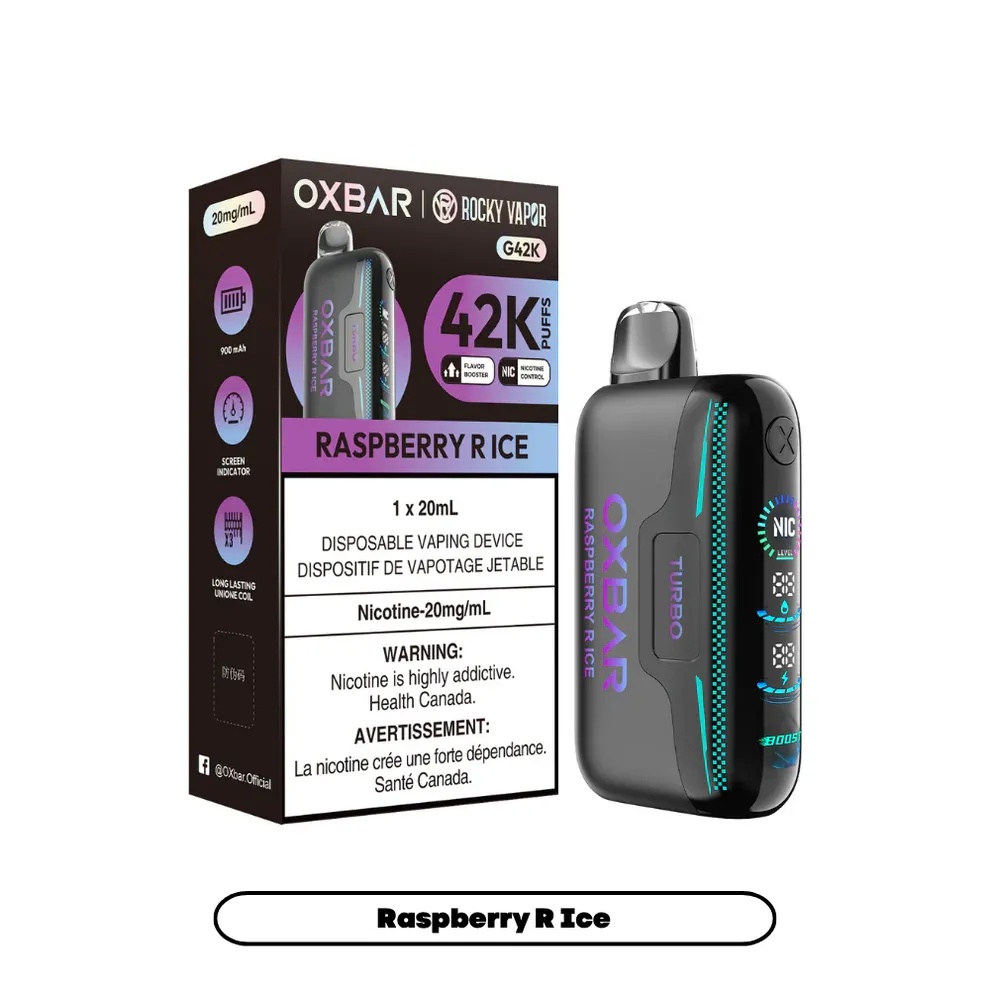 Rocky Vapor Oxbar G42K - Raspberry R Ice (BC/SK/NL/NS)