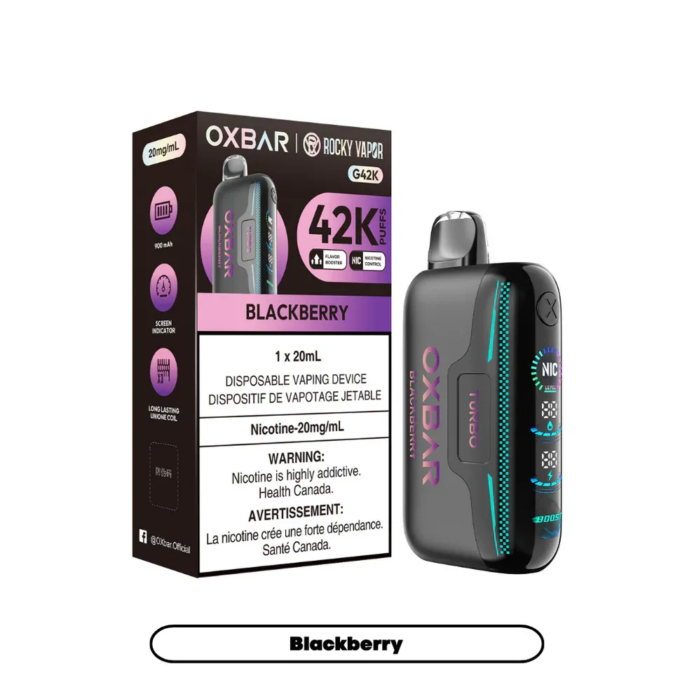 Rocky Vapor Oxbar G42K - Blackberry (BC/SK/NL/NS)