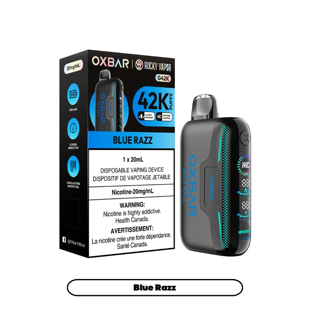 Rocky Vapor Oxbar G42K - Blue Raspberry (BC/SK/NL/NS)