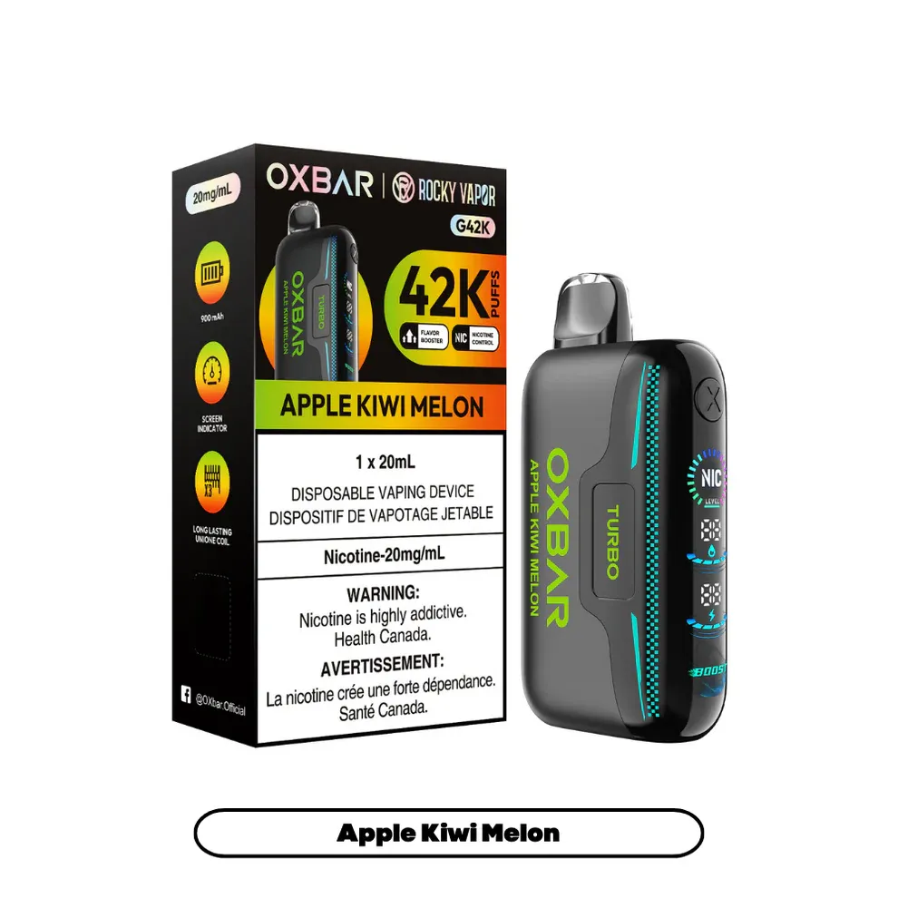 Rocky Vapor Oxbar G42K - Apple Kiwi Melon (BC/SK/NL/NS)