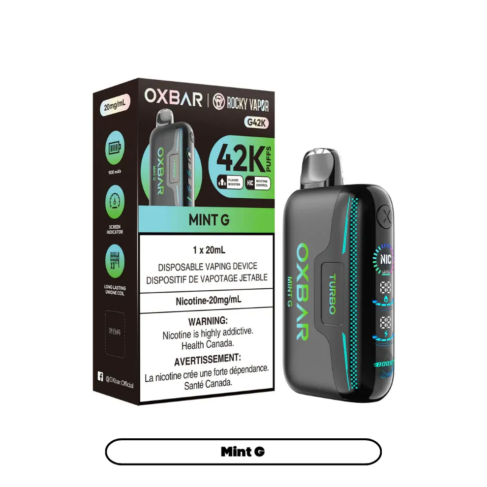 Rocky Vapor Oxbar G42K - Mint G (BC/SK/NL/NS)