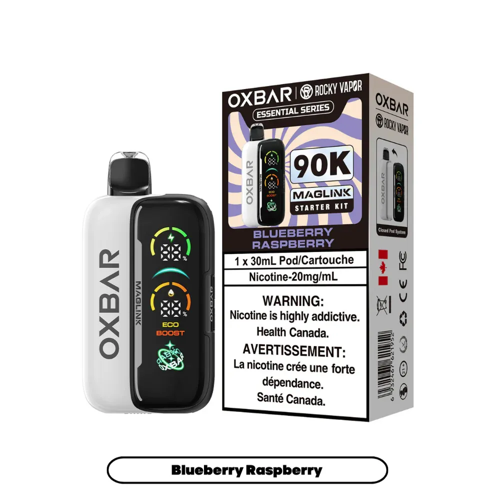 Rocky Vapor Oxbar Maglink - Essential Series - Blueberry Raspberry (BC/SK/NL/NS)