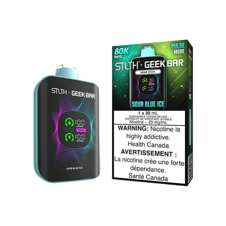 STLTH X GEEK BAR DISPOSABLE - SOUR BLUE ICE