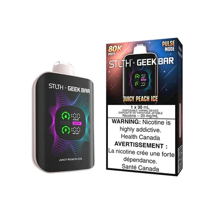STLTH X GEEK BAR DISPOSABLE - JUICY PEACH ICE