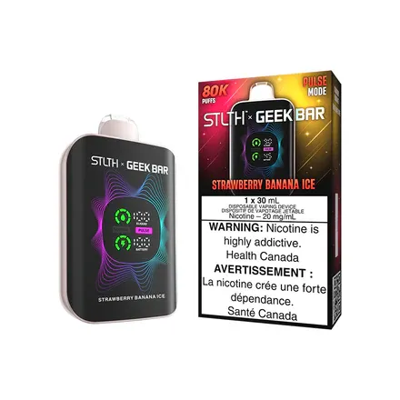 STLTH X GEEK BAR DISPOSABLE - STRAWBERRY BANANA ICE
