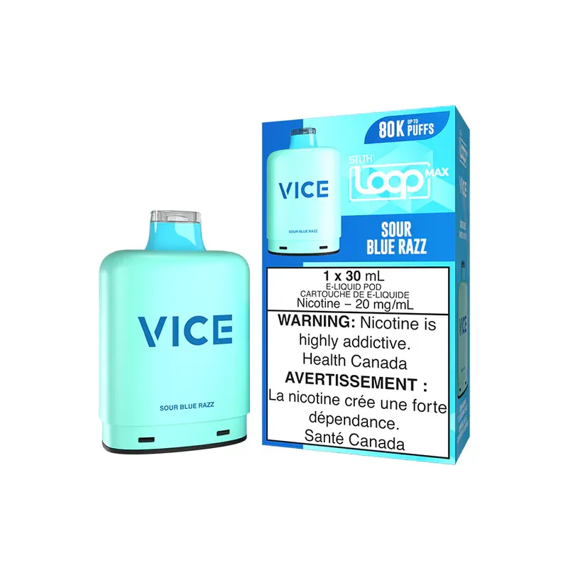 STLTH LOOP MAX X VICE  80k POD PACK- Sour Blue Razz