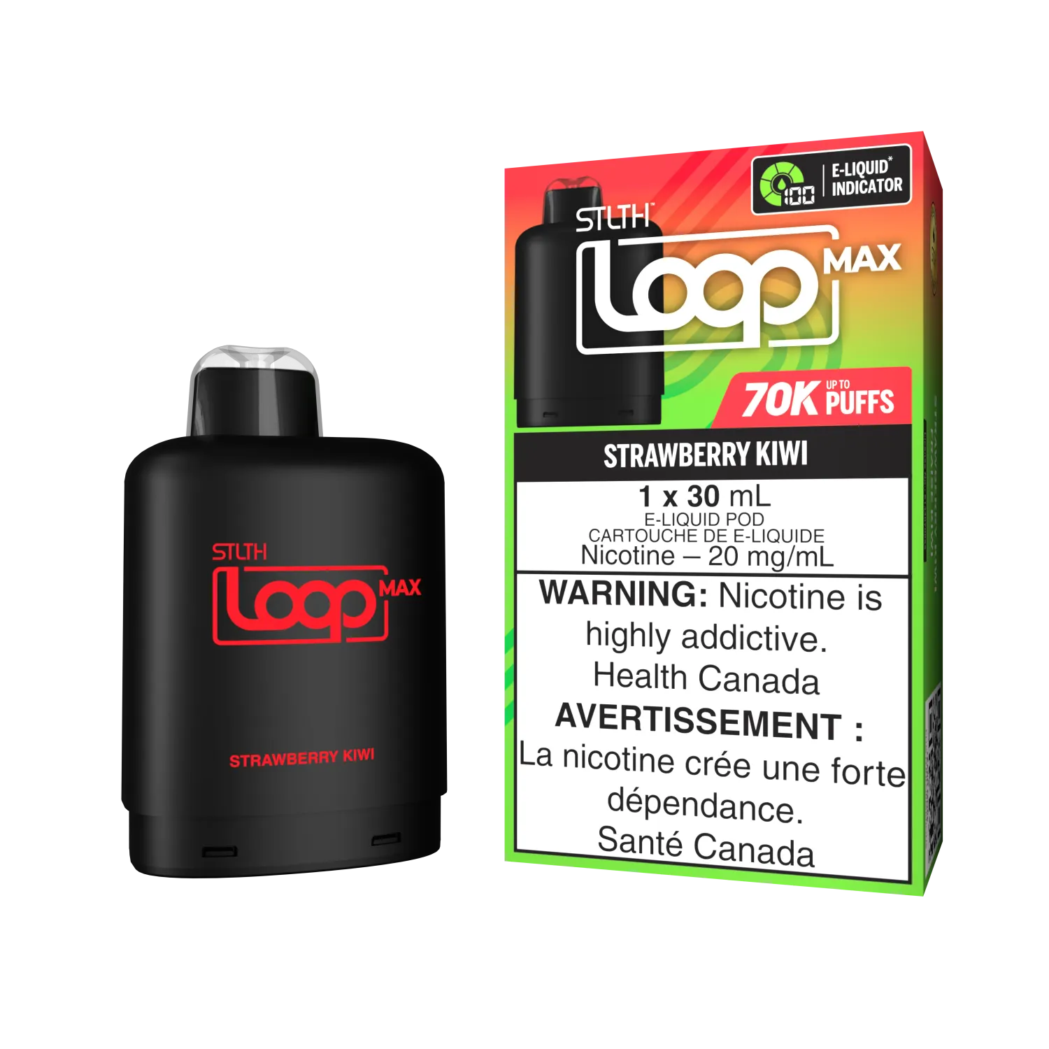STLTH LOOP MAX POD PACK -  Strawberry Kiwi
