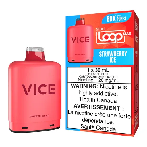 STLTH LOOP MAX X VICE  80k POD PACK- Strawberry Ice