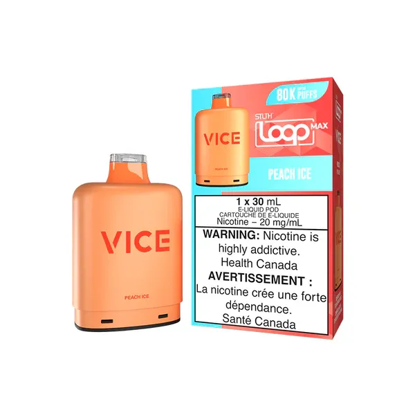 STLTH LOOP MAX X VICE  80k POD PACK- Peach Ice