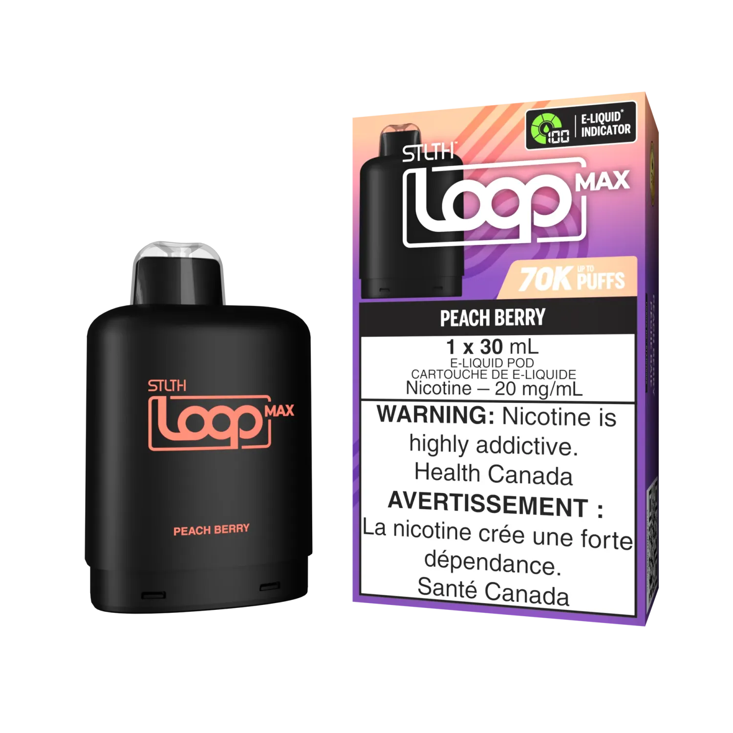 STLTH LOOP MAX POD PACK - Peach Berry