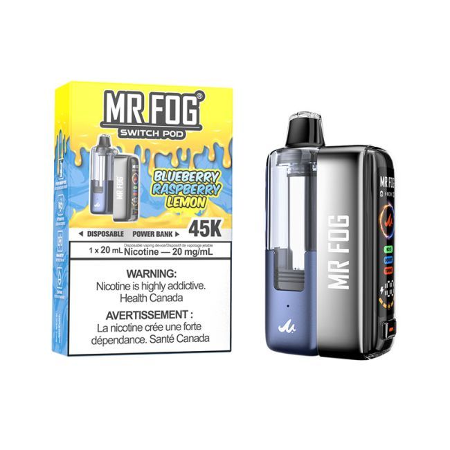 MR FOG SWITCH POD KIT Blueberry Raspberry Lemon (BC/SK/NL/NS)