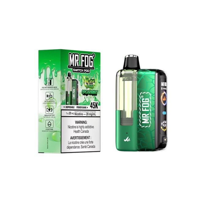 MR FOG SWITCH POD KIT Mint Steezy Spearmint (BC/SK/NL/NS)
