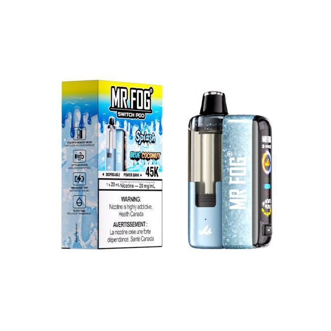 MR FOG SWITCH POD KIT Splash Blue Coconut (BC/SK/NL/NS)