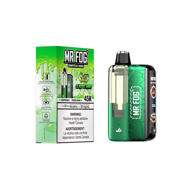 MR FOG SWITCH POD KIT Mint Steezy Classic Mint (BC/SK/NL/NS)