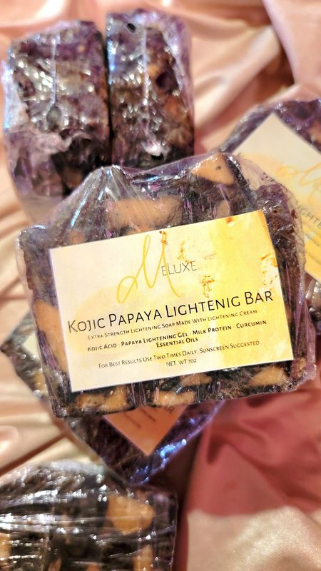 KOJIC PAPAYA LIGHTENING BAR  Extra Strength With Lightening Cream