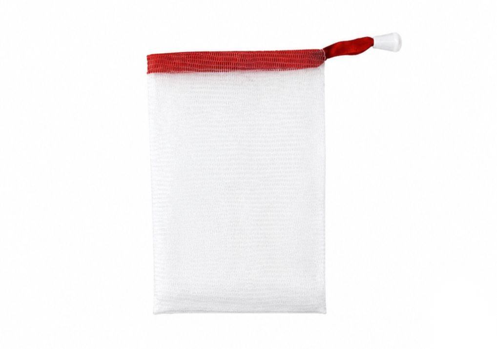 EXFOLIATING MESH SOAP BAG