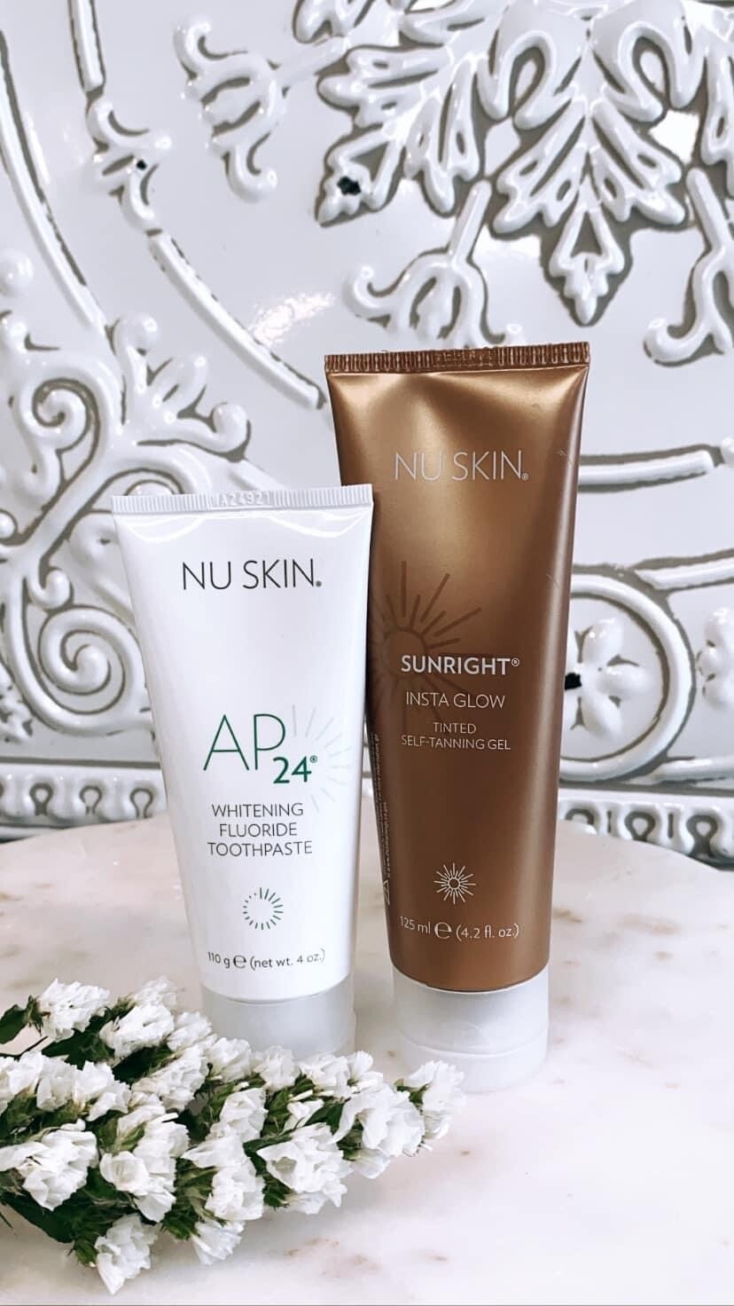 Sunless tanner &amp; whitening toothpaste bundle 🤎🤍