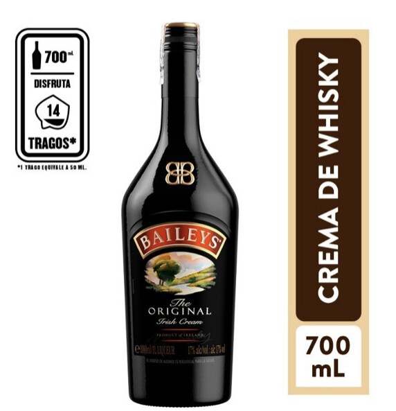 Crema de whisky Baileys 700ml
