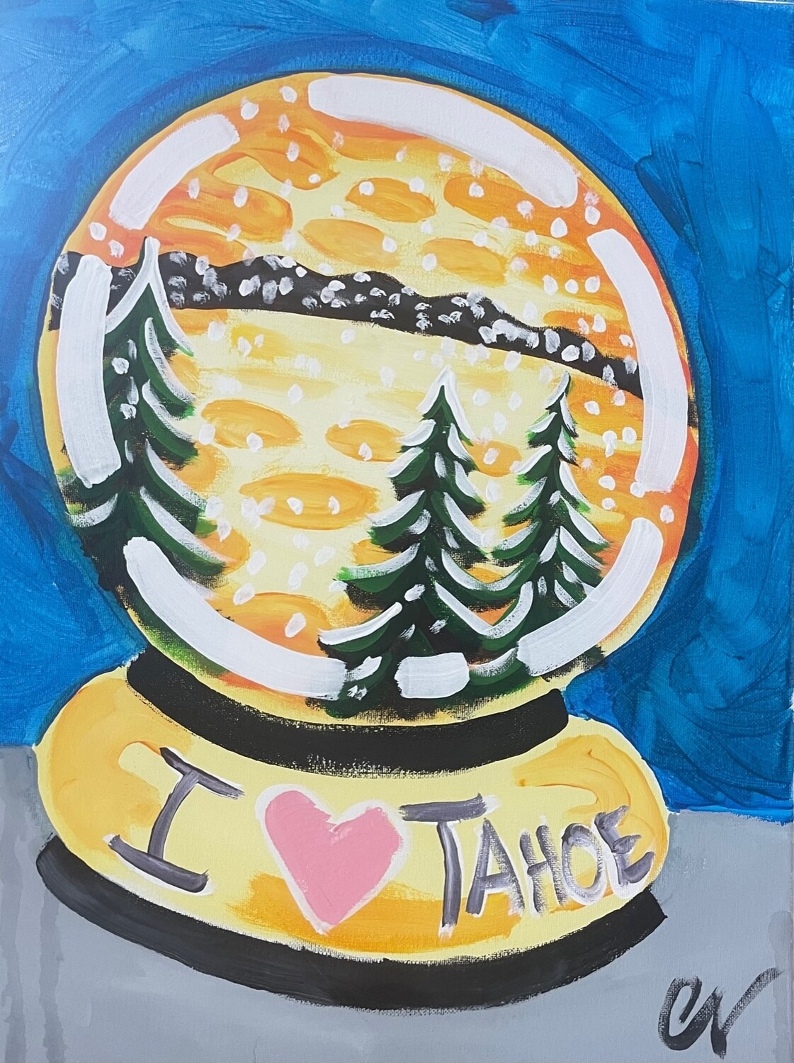 I Love Tahoe Snow Globe