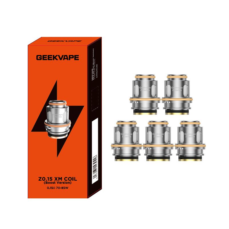 Geekvape Z-Series Replacement Coils, Resistance Level:: (5-Pack) - ZXM 0.15 I XM 0.15ohm