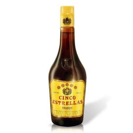 BRANDY CINCO ESTRELLAS  750 ML