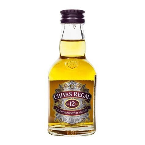 WHISKY CHIVAS REGAL 12 AÑOS MINIATURA