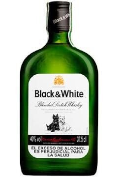 WHISKY BLACK AND WHITE  375 ML