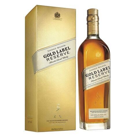 WHISKY JOHNNIE WALKER GLOD LABEL 700 ML