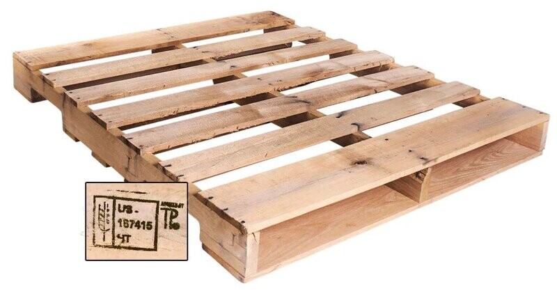 GMA HT 40x48 Wood Pallet - US Heat Treated Grade A