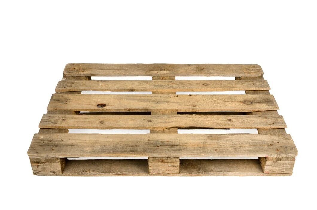 Recycled block wood pallet 48x40