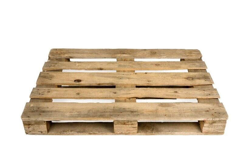 Recycled block wood pallet 48x40