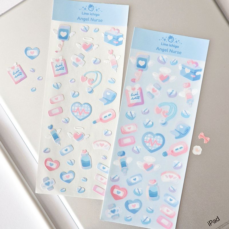 Angel Nurse Sticker Sheet