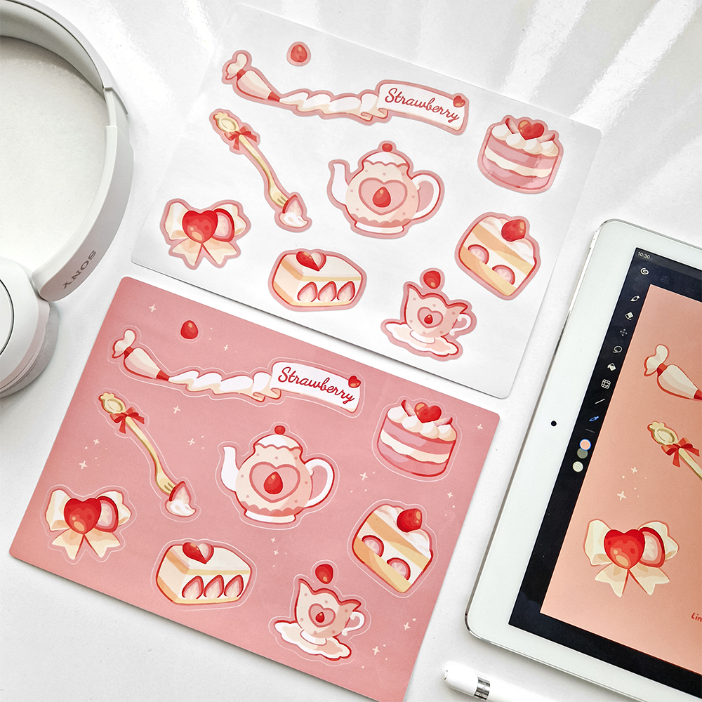 Strawberry Shortcake 
Sticker Sheet
