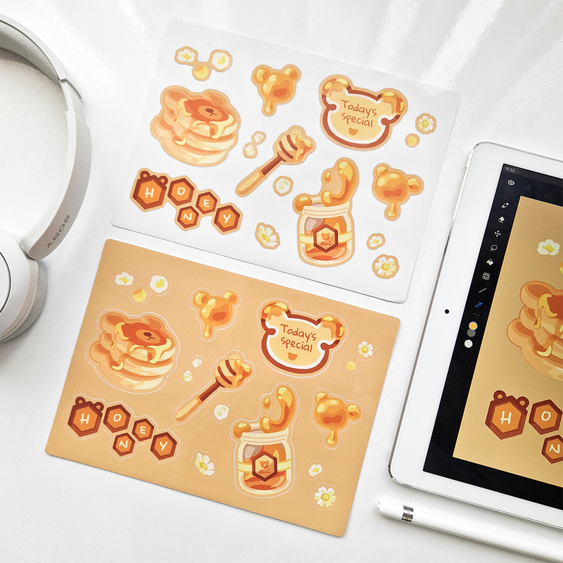 Honey Bear Sticker Sheet