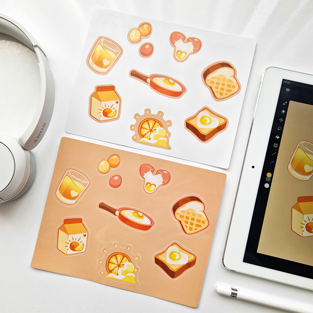 Breakfast Sticker Sheet