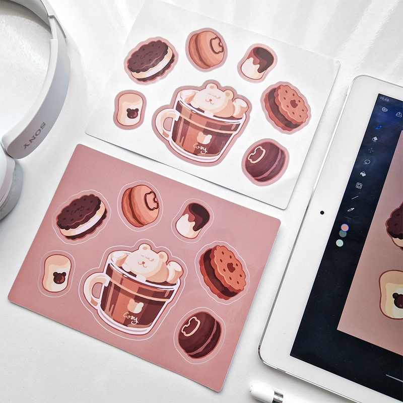 Choco Drink Sticker Sheet