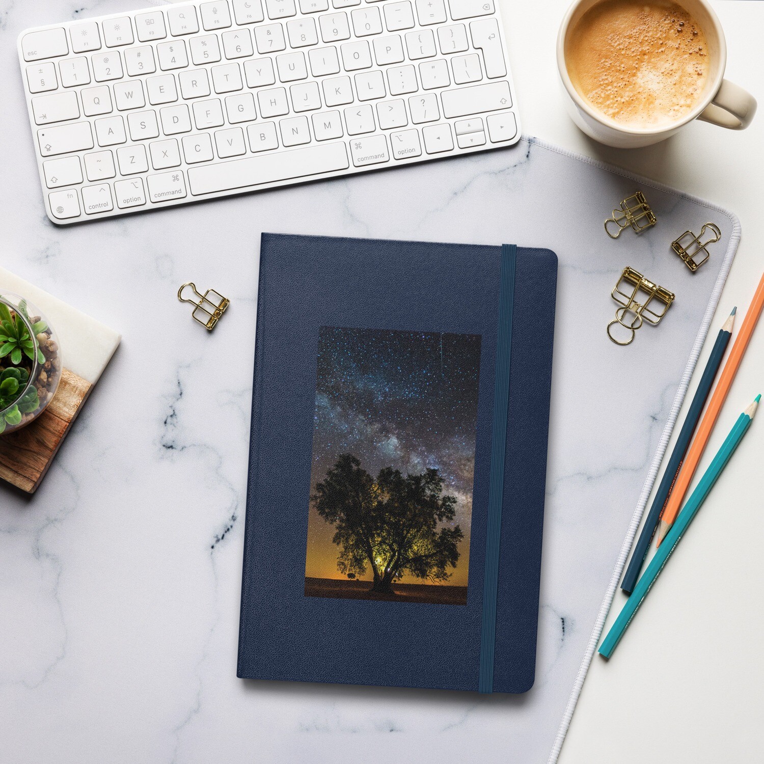 Night Sky Hardcover bound notebook