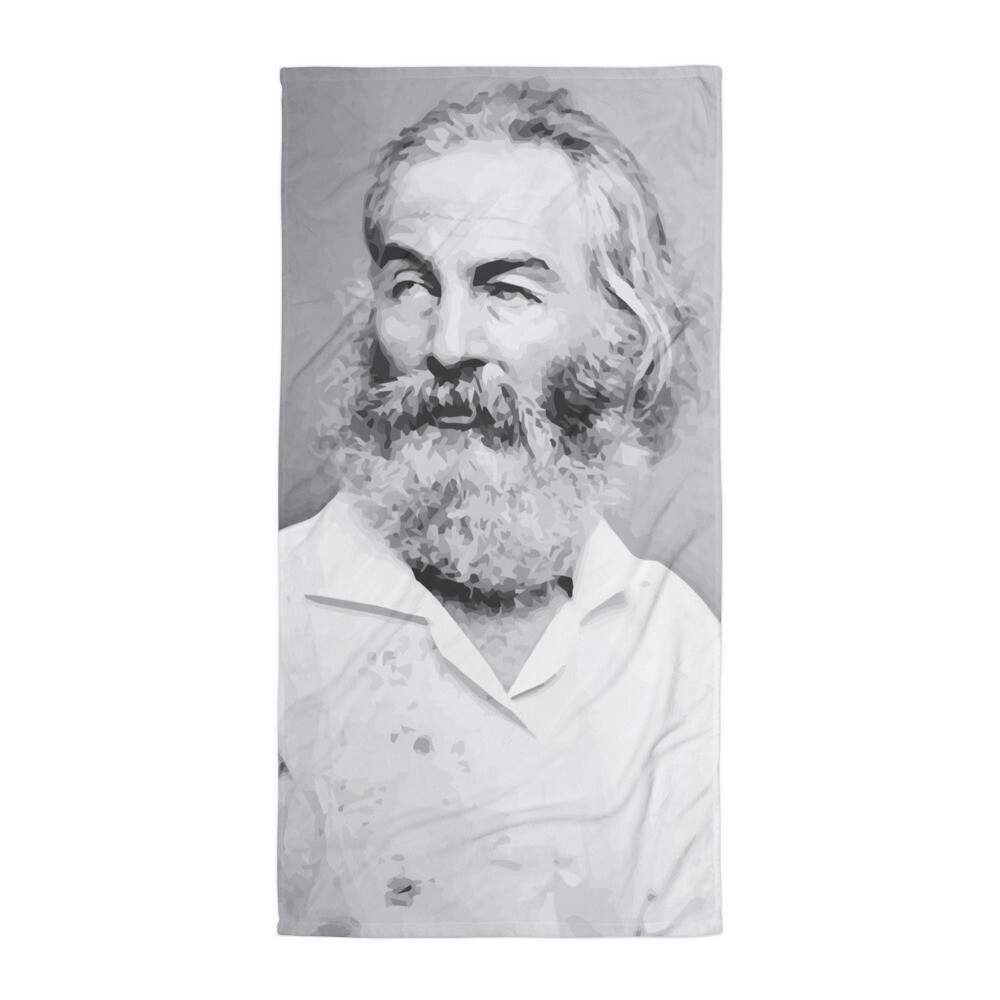 Walt Whitman Large Soft Towel